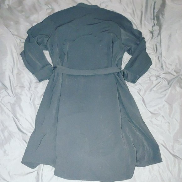 Rebecca Minkoff Womens Shirt Dress 2X‎ Black Belted Utility Button Up Stitch Fix - Picture 9 of 11